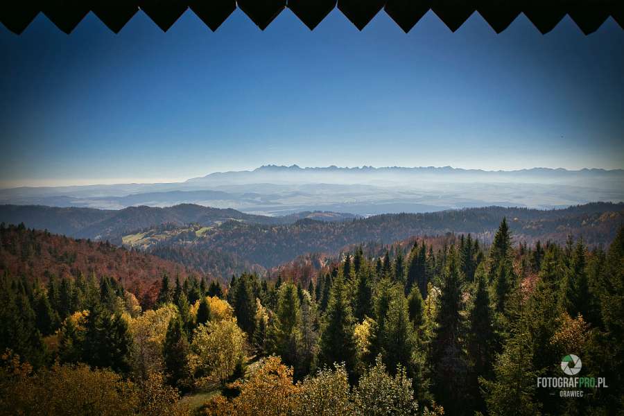 Widok z Magurek na Tatry