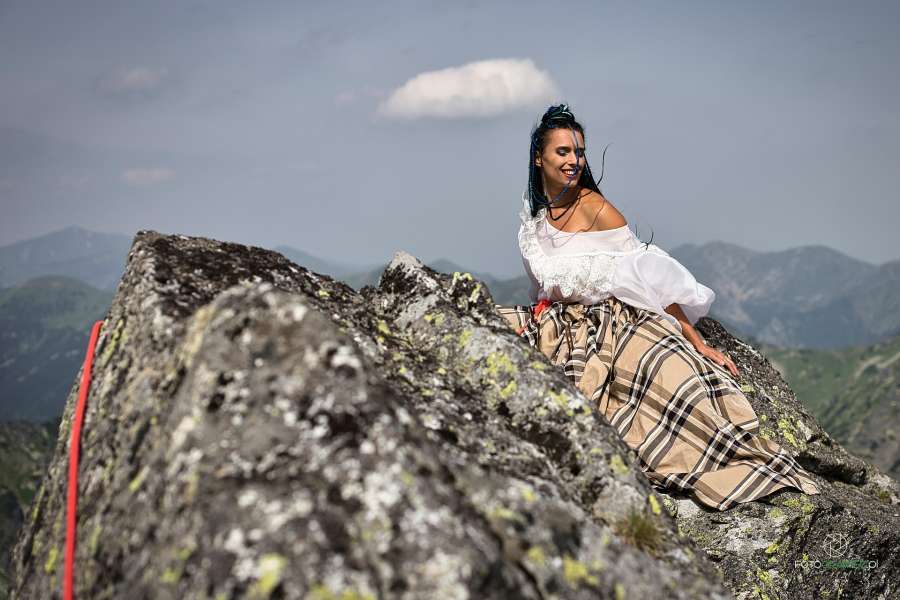 sesja portretowa w górach